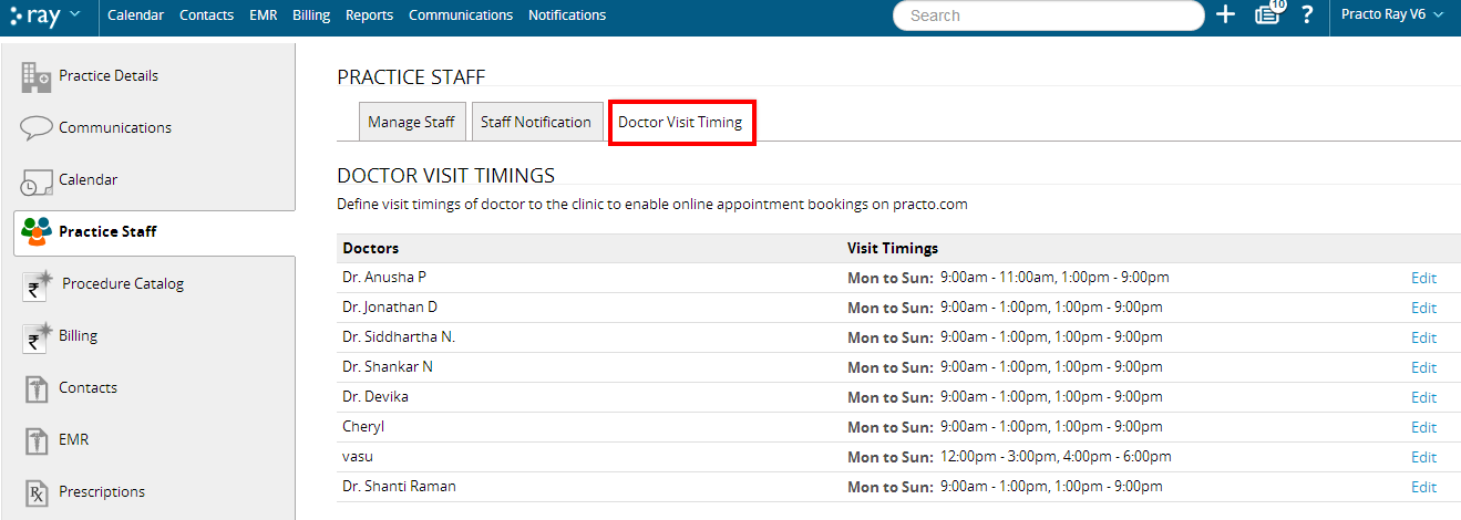 Doctor Visit Timing