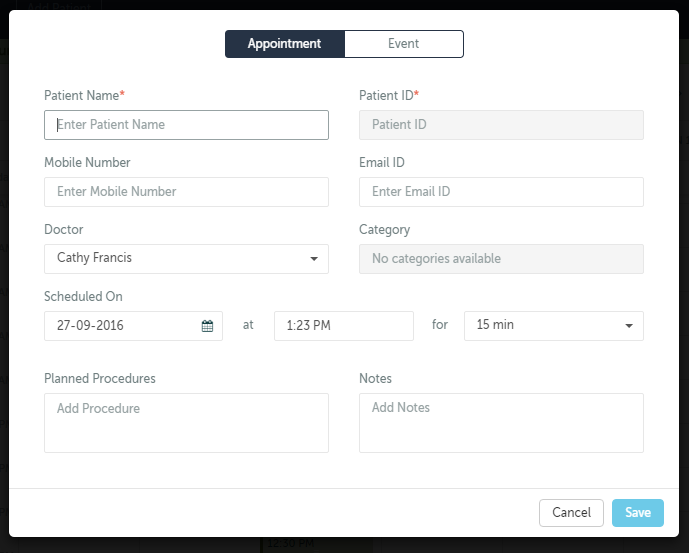 Add a Walk-In Appointment – Practo Help